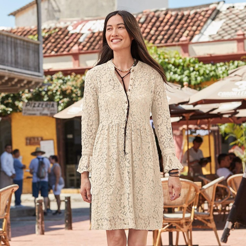 Sundance Boho Lace Dress